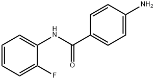 4-AMINO-N-(2-FLUOROPHENYL)BENZAMIDE Struktur