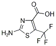 2-amino-5-(trifluoromethyl)-1,3-thiazole-4-carboxylic acid Struktur