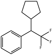 (1-CYCLOPENTYL-2,2,2-TRIFLUOROETHYL)BENZENE Struktur