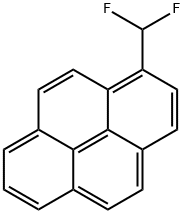 1-(DIFLUOROMETHYL)PYRENE Struktur