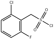 (2-chloro-6-fluorophenyl)methanesulfonyl chloride Struktur