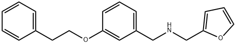 2-Furyl-N-[3-(phenethyloxy)benzyl]methanamine Struktur