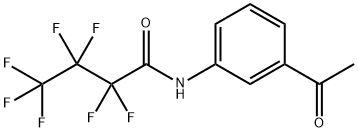 N-(3-Acetylphenyl)-2,2,3,3,4,4,4-heptafluorobutanamide Struktur