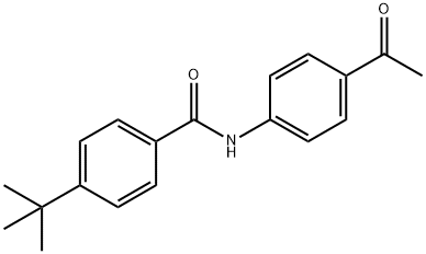 N-(4-Acetylphenyl)-4-tert-butylbenzamide Struktur