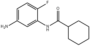 N-(5-Amino-2-fluorophenyl)cyclohexanecarboxamide Struktur