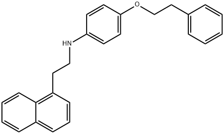 N-[2-(1-Naphthyl)ethyl]-4-(phenethyloxy)aniline Struktur