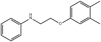 N-[2-(3,4-Dimethylphenoxy)ethyl]aniline Struktur