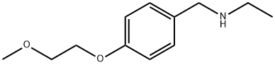 N-[4-(2-Methoxyethoxy)benzyl]-1-ethanamine Struktur