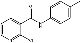 2-chloro-N-(4-methylphenyl)nicotinamide Struktur