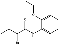 2-bromo-N-(2-ethoxyphenyl)butanamide Struktur