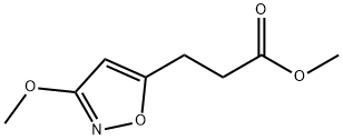 methyl 3-(3-methoxyisoxazol-5-yl)propanoate Struktur