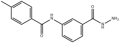 N-[3-(hydrazinocarbonyl)phenyl]-4-methylbenzamide Struktur