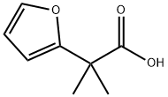 2-(2-Furyl)-2-methylpropanoic acid Struktur