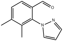 3,4-Dimethyl-2-(1H-pyrazol-1-yl)benzaldehyde Struktur