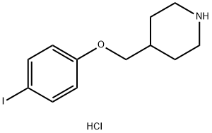 4-[(4-Iodophenoxy)methyl]piperidine hydrochloride Struktur