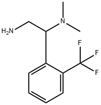 N*1*,N*1*-Dimethyl-1-(2-trifluoromethyl-phenyl)-ethane-1,2-diamine Struktur