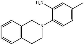 2-[3,4-Dihydro-2(1H)-isoquinolinyl]-5-methylaniline Struktur