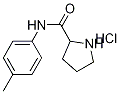 N-(4-Methylphenyl)-2-pyrrolidinecarboxamidehydrochloride Struktur