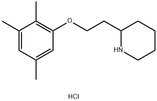 2-(2-Piperidinyl)ethyl 2,3,5-trimethylphenylether hydrochloride Struktur