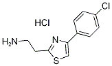 2-[4-(4-Chloro-phenyl)-thiazol-2-yl]-ethylaminehydrochloride Struktur