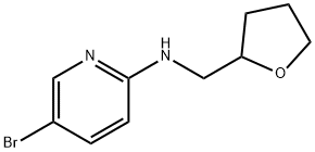 5-Bromo-N-(tetrahydro-2-furanylmethyl)-2-pyridinamine Struktur