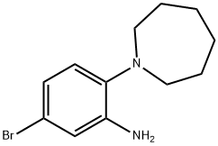 2-(1-Azepanyl)-5-bromoaniline Struktur