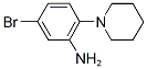 5-Bromo-2-(1-piperidinyl)aniline Struktur