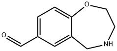 1,4-benzoxazepine-7-carboxaldehyde, 2,3,4,5-tetrahydro- Struktur