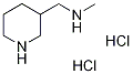 methyl(piperidin-3-ylmethyl)amine Struktur