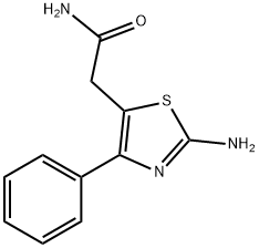 2-(2-Amino-4-phenyl-1,3-thiazol-5-yl)acetamide Struktur