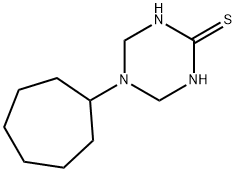 5-Cycloheptyl-1,4,5,6-tetrahydro-1,3,5-triazine-2-thiol Struktur