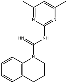 N-(4,6-Dimethylpyrimidin-2-yl)-3,4-dihydroquinoline-1(2H)-carboximidamide Struktur