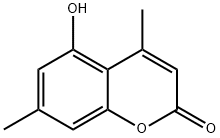 5-Hydroxy-4,7-dimethyl-2H-chromen-2-one Struktur