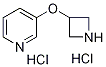 3-(3-Azetidinyloxy)pyridine dihydrochloride Struktur