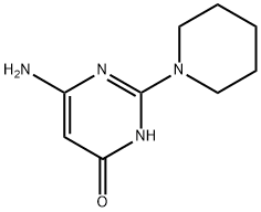 6-Amino-2-piperidin-1-ylpyrimidin-4(3H)-one Struktur