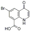 6-Bromo-4-oxo-1,4-dihydroquinoline-8-carboxylic acid Struktur