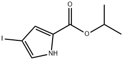 Propan-2-yl 4-iodo-1H-pyrrole-2-carboxylate Struktur