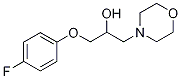 1-(4-Fluorophenoxy)-3-morpholin-4-ylpropan-2-ol Struktur