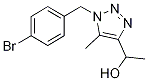 1-[1-(4-Bromobenzyl)-5-methyl-1H-1,2,3-triazol-4-yl]ethan-1-ol Struktur