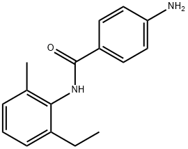 4-AMINO-N-(2-ETHYL-6-METHYLPHENYL)BENZAMIDE Struktur