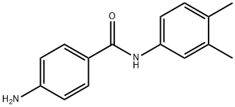 4-AMINO-N-(3,4-DIMETHYLPHENYL)BENZAMIDE Struktur