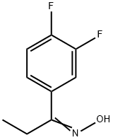 1-(3,4-difluorophenyl)propan-1-one oxime Struktur