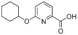 6-(cyclohexyloxy)pyridine-2-carboxylic acid Struktur