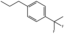 1-(1,1-DIFLUOROETHYL)-4-PROPYL-BENZENE Struktur