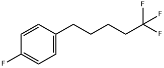 1-FLUORO-4-(5,5,5-TRIFLUOROPENTYL)BENZENE Struktur