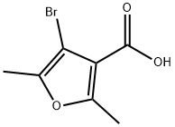 4-bromo-2,5-dimethyl-3-furoic acid Struktur