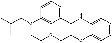 2-(2-Ethoxyethoxy)-N-(3-isobutoxybenzyl)aniline Struktur