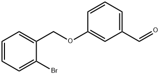 3-[(2-Bromobenzyl)oxy]benzaldehyde Struktur