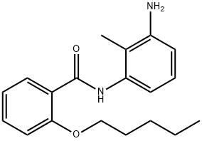 N-(3-Amino-2-methylphenyl)-2-(pentyloxy)benzamide Struktur