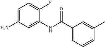 N-(5-Amino-2-fluorophenyl)-3-methylbenzamide Struktur